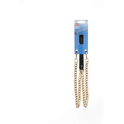 Prym 615248 Whitney fickkedja, järn, nytt guld, svart, 109,5 cm Prym 615248 Whitney fickkedja, järn, nytt guld, svart, 109,5 cm