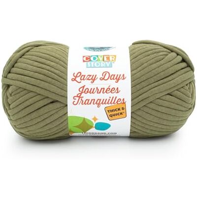 Lion Brand Yarn Lejon märke fodral berättelse lat dagar tjockt och snabbt garn-oliv 191-172 Lion Brand Yarn Lejon märke fodral berättelse lat dagar tjockt och snabbt garn-oliv 191-172