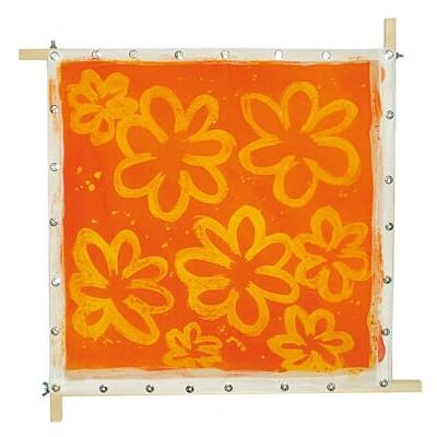 KREUL 810550 – Javana spännram, listlängd ca. 55 cm, maximal spännyta ca. 50 x 50 cm, för flexibel fastspänning av silke och textilier KREUL 810550 – Javana spännram, listlängd ca. 55 cm, maximal spännyta ca. 50 x 50 cm, för flexibel fastspänning av silke och textilier