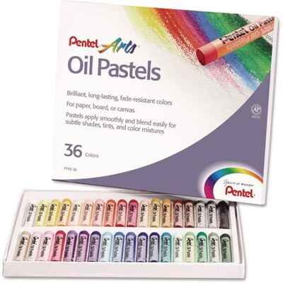 Pentel oljepasteller – set 36 Pentel oljepasteller – set 36