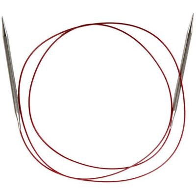 ChiaoGoo (Size US 10 (6mm)) 60" (152cm) Red Lace (Stainless Steel) Circular Knitting Needles ChiaoGoo (Size US 10 (6mm)) 60" (152cm) Red Lace (Stainless Steel) Circular Knitting Needles