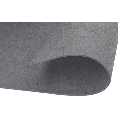 INNSPIRO Akryl grå filt självhäftande ark 20x30cm.x2mm. 220gr./m2 10u. INNSPIRO Akryl grå filt självhäftande ark 20x30cm.x2mm. 220gr./m2 10u.