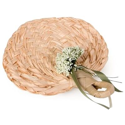 Mopec AA57100 Paipai-fläktar, palmblad, brun, 2 x 13 x 14 cm, paket med 3 Mopec AA57100 Paipai-fläktar, palmblad, brun, 2 x 13 x 14 cm, paket med 3