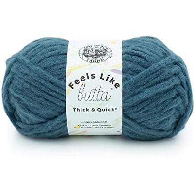 Lion Brand Yarn Lejonmärke garngarn, polyester, Orion blå, 1-pack Lion Brand Yarn Lejonmärke garngarn, polyester, Orion blå, 1-pack