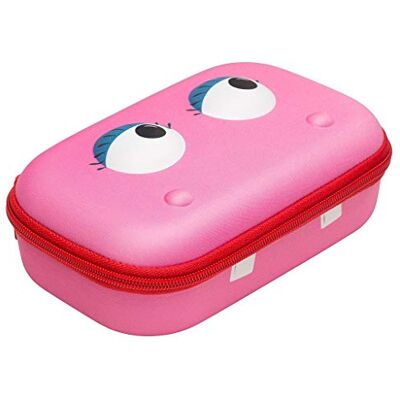 ZIPIT Beast Box glasögonfodral, blå pennlåda/förvaringsbox rosa ZIPIT Beast Box glasögonfodral, blå pennlåda/förvaringsbox rosa