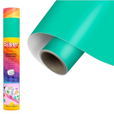 SISER EasyPSV Starling Självhäftande Permanent Sea Glass vinyl 150 x 30 cm för att anpassa föremål och hårda ytor, kompatibel med skärplotter, diskmaskinssäker SISER EasyPSV Starling Självhäftande Permanent Sea Glass vinyl 150 x 30 cm för att anpassa föremål och hårda ytor, kompatibel med skärplotter, diskmaskinssäker
