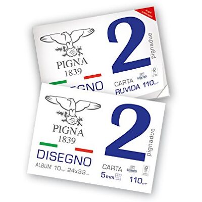 Pigna 0220007 GE Album Position, slätt papper, 10 ark, 24 x 33 cm Pigna 0220007 GE Album Position, slätt papper, 10 ark, 24 x 33 cm