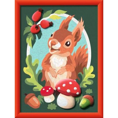 Ravensburger CreArt, Malen nach Zahlen mit Gipselementen Liebes Eichhörnchen Ravensburger CreArt, Malen nach Zahlen mit Gipselementen Liebes Eichhörnchen