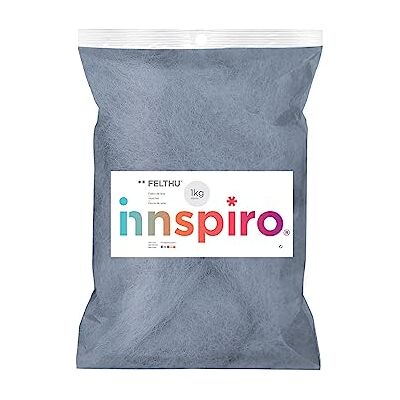 INNSPIRO Ullfilt, Ljusgrå, 1000gr INNSPIRO Ullfilt, Ljusgrå, 1000gr