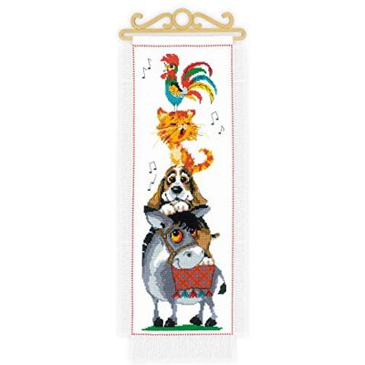 Riolis Counted Cross Stitch Kit 7.75" X18"-Favoritberättelser (14 räkna) Riolis Counted Cross Stitch Kit 7.75" X18"-Favoritberättelser (14 räkna)