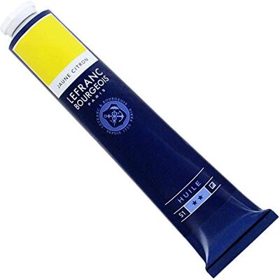 Lefranc Bourgeois 810049 fin oljefärg, ljusäkta med utmärkt täckning och hög färgintensitet, jämn konsistens och optimal blandbarhet, 150 ml rör – citrongul Lefranc Bourgeois 810049 fin oljefärg, ljusäkta med utmärkt täckning och hög färgintensitet, jämn konsistens och optimal blandbarhet, 150 ml rör – citrongul