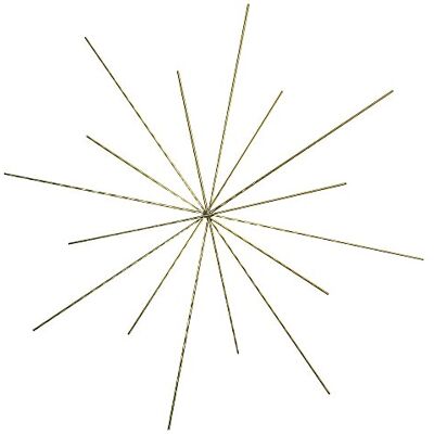 Rayher 2525300 trådstjärna för pärlor, 15/10 cm ø, trådtjocklek 0,7 mm, SB Rayher 2525300 trådstjärna för pärlor, 15/10 cm ø, trådtjocklek 0,7 mm, SB