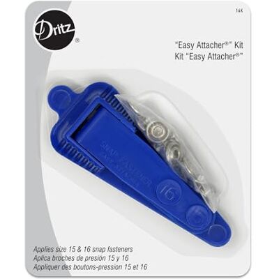 Dritz Easy Attacher-kit, nickel, 15 (3/8-tum) och storlek 16 (7/16-tum) Dritz Easy Attacher-kit, nickel, 15 (3/8-tum) och storlek 16 (7/16-tum)