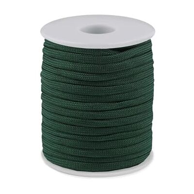 cyclingcolors 1 x Polypropylenrep 4 mm 25 m armband hänge smycken halsband låt stå upp spets bälte dekoration sömnad, mörkgrön cyclingcolors 1 x Polypropylenrep 4 mm 25 m armband hänge smycken halsband låt stå upp spets bälte dekoration sömnad, mörkgrön