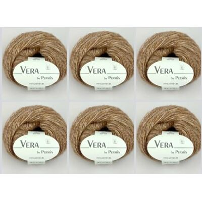 MARUSSIA 6 x vera av Permin – året runt-garn av kedja, babyalpacka och bomull (125 m/50 g) (02 kanel) MARUSSIA 6 x vera av Permin – året runt-garn av kedja, babyalpacka och bomull (125 m/50 g) (02 kanel)