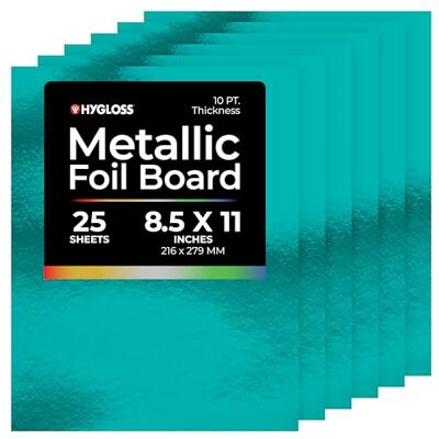 Hygloss Metalliska foliebrädskivor, ljusblå Hygloss Metalliska foliebrädskivor, ljusblå
