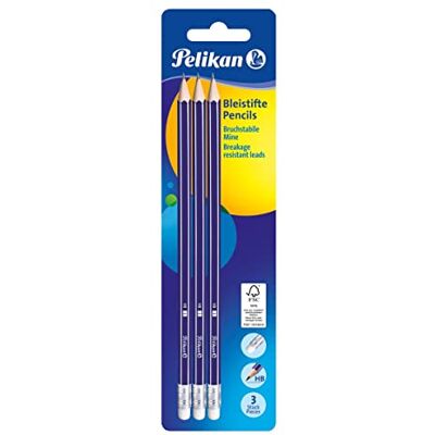 Pelikan HB penna hårdhet HB med spets 3 delar HB-hårdhet med radergummi Pelikan HB penna hårdhet HB med spets 3 delar HB-hårdhet med radergummi