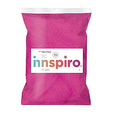 INNSPIRO Filt av ull, Fuchsia, 1000gr INNSPIRO Filt av ull, Fuchsia, 1000gr