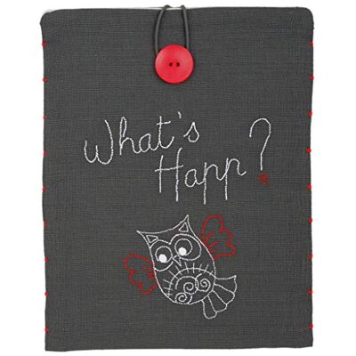 Vervaco Stickpack I Pad Cover What's Happ Broderi-klassisk broderi Tablet-PC fodral, bomull, flerfärgad, 21 x 26 x 0,3 cm Vervaco Stickpack I Pad Cover What's Happ Broderi-klassisk broderi Tablet-PC fodral, bomull, flerfärgad, 21 x 26 x 0,3 cm