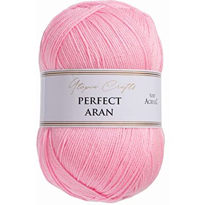 Utopia Crafts Aran Stickgarn, 400 g (babyrosa) Utopia Crafts Aran Stickgarn, 400 g (babyrosa)