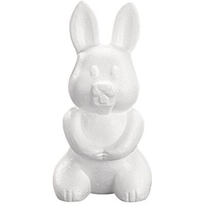 Rayher 3321000 frigolit kanin, 23 cm Rayher 3321000 frigolit kanin, 23 cm