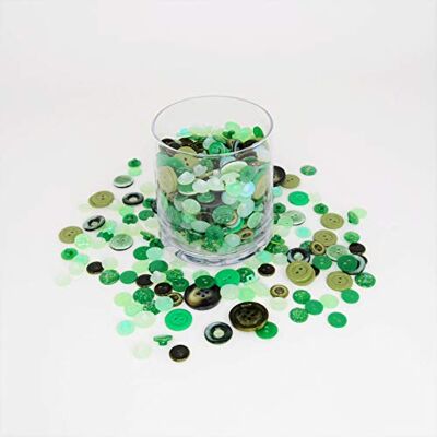Trimz 1900-GREEN Olika former och storlekar, grön, 250 g Trimz 1900-GREEN Olika former och storlekar, grön, 250 g