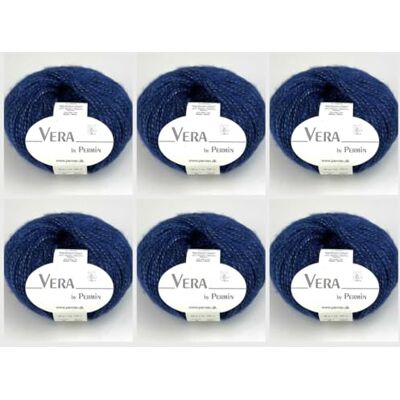 MARUSSIA 6 x vera av Permin – året runt-garn av kedja, babyalpacka och bomull (125 m/50 g) (11 kungsblå) MARUSSIA 6 x vera av Permin – året runt-garn av kedja, babyalpacka och bomull (125 m/50 g) (11 kungsblå)