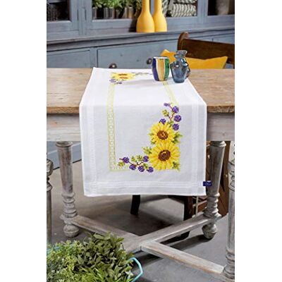 Vervaco PN-0148429 pro 0147030 solroses löpare - Korsstingsbroderikit Vervaco PN-0148429 pro 0147030 solroses löpare - Korsstingsbroderikit