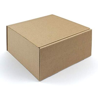 EPVerpackungen Presentkartong kvadratisk, 250 x 240 x 120 mm, 10 stycken, natur EPVerpackungen Presentkartong kvadratisk, 250 x 240 x 120 mm, 10 stycken, natur