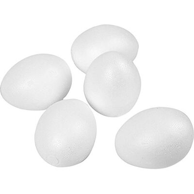 Creativ Polystyrenägg, H: 8 cm, 50 st Creativ Polystyrenägg, H: 8 cm, 50 st