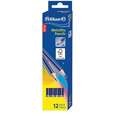 Pelikan HB pennfodral hårdhet B 12 stycken Pelikan HB pennfodral hårdhet B 12 stycken