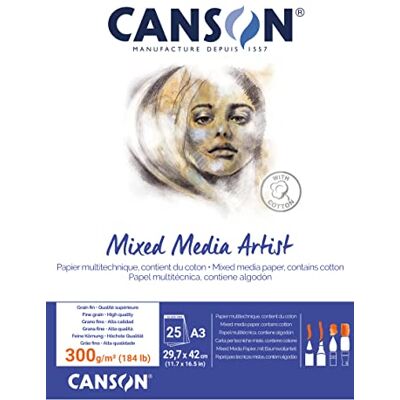 Canson A3 Fino Artistiskt Blandad Media Anteckningsbok Canson A3 Fino Artistiskt Blandad Media Anteckningsbok