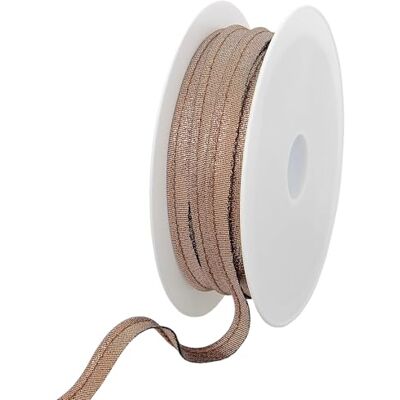 Les Petits Rubans Metalltråd – 10 mm bred, 25 m rulle, 80% polyester 20% lurex, kantband för sömnad, banderoller, klädsel, möbler, kanter, kläder, filtar Les Petits Rubans Metalltråd – 10 mm bred, 25 m rulle, 80% polyester 20% lurex, kantband för sömnad, banderoller, klädsel, möbler, kanter, kläder, filtar
