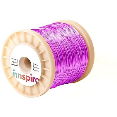 INNSPIRO Aluminiumtråd MAGIC lila 1,5 mm. 500 gr. 100m. INNSPIRO Aluminiumtråd MAGIC lila 1,5 mm. 500 gr. 100m.