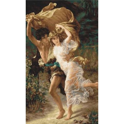 Luca-S B551 korsstygn, bomull, flerfärgad, 41 x 59,5 cm Luca-S B551 korsstygn, bomull, flerfärgad, 41 x 59,5 cm