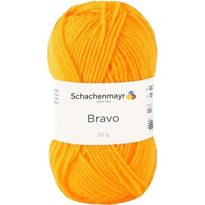 Schachenmayr Bravo garn, 50 g gul Schachenmayr Bravo garn, 50 g gul