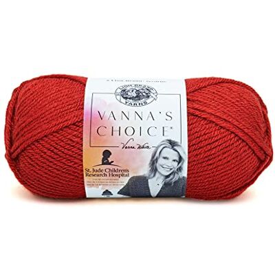 Lion Brand Yarn Company Garn, röd Lion Brand Yarn Company Garn, röd