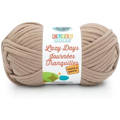 Lion Brand Yarn Lejonmärke fodral berättelse lat dagar tjockt och snabbt garn-sandsten 191-123 Lion Brand Yarn Lejonmärke fodral berättelse lat dagar tjockt och snabbt garn-sandsten 191-123