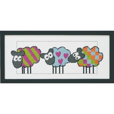 Permin Vit Aida Korsstygnsset - Broderikit Permin Vit Aida Korsstygnsset - Broderikit