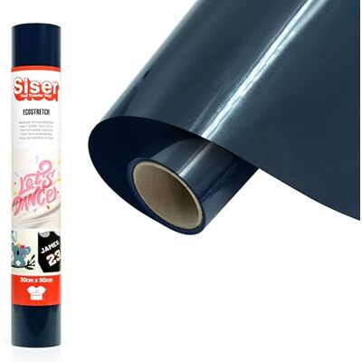 SISER ® Marinblå värmeöverförbar vinyl 50 x 30 cm SISER ® Marinblå värmeöverförbar vinyl 50 x 30 cm