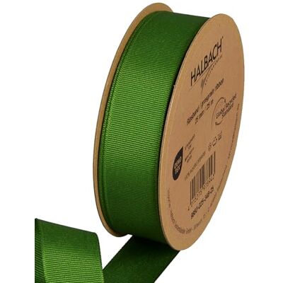Halbach sidenband premium ripsband bredd: 25 mm längd: 25 m hållbart presentband av återvunnen polyester Perfekt som band färg: mossgrön Halbach sidenband premium ripsband bredd: 25 mm längd: 25 m hållbart presentband av återvunnen polyester Perfekt som band färg: mossgrön