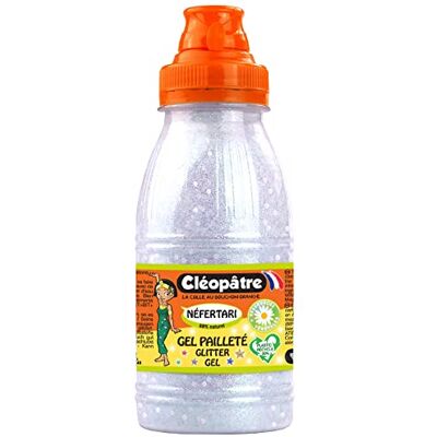 Cléopâtre CLEOPATRE GP250-Snow Glittergel 250 ml flaska Cléopâtre CLEOPATRE GP250-Snow Glittergel 250 ml flaska