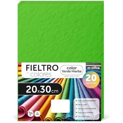 m-office Färgglada blöjor, filt för kreativt hantverk, sömnad och lapptäcke, material för klippning och dekoration, gör-det-själv färguppsättning, perfekt hantverk och gör-det-själv, 20 x 30 cm m-office Färgglada blöjor, filt för kreativt hantverk, sömnad och lapptäcke, material för klippning och dekoration, gör-det-själv färguppsättning, perfekt hantverk och gör-det-själv, 20 x 30 cm