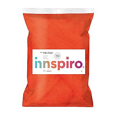 INNSPIRO Filt av ull, Morot, 1000gr INNSPIRO Filt av ull, Morot, 1000gr
