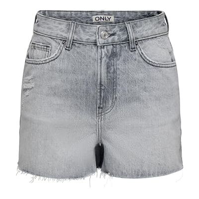 ONLY Damshorts Onlgabi Hw Rw Azg999 DNM, Ljusgrå denim, XL ONLY Damshorts Onlgabi Hw Rw Azg999 DNM, Ljusgrå denim, XL