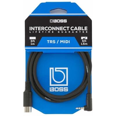 Boss BMIDI-5-35 3.5 mm Stereo Jack/Midi Boss BMIDI-5-35 3.5 mm Stereo Jack/Midi