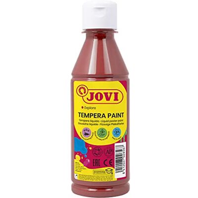 Jovi Flytande Brun 250ml - Flytande tempera Jovi Flytande Brun 250ml - Flytande tempera