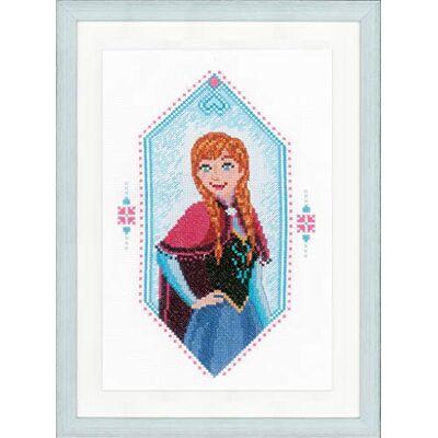 Vervaco räknat korsstygnssats: Frozen-Anna, Bomull, Blandad, 9 x 1 x 9 cm Vervaco räknat korsstygnssats: Frozen-Anna, Bomull, Blandad, 9 x 1 x 9 cm