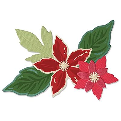 Sizzix Framelits Die & Stamp Set By Lisa Jones 6/Pkg-Seasonal Flowers -665331 Sizzix Framelits Die & Stamp Set By Lisa Jones 6/Pkg-Seasonal Flowers -665331