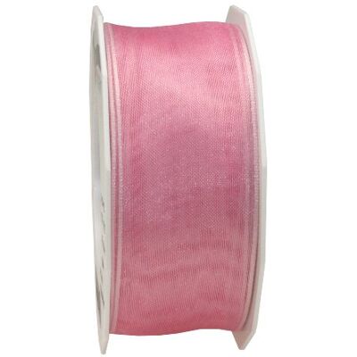 C.E. Pattberg - Peony Wire Edge - Rosa - 40 mm - Ribbon C.E. Pattberg - Peony Wire Edge - Rosa - 40 mm - Ribbon